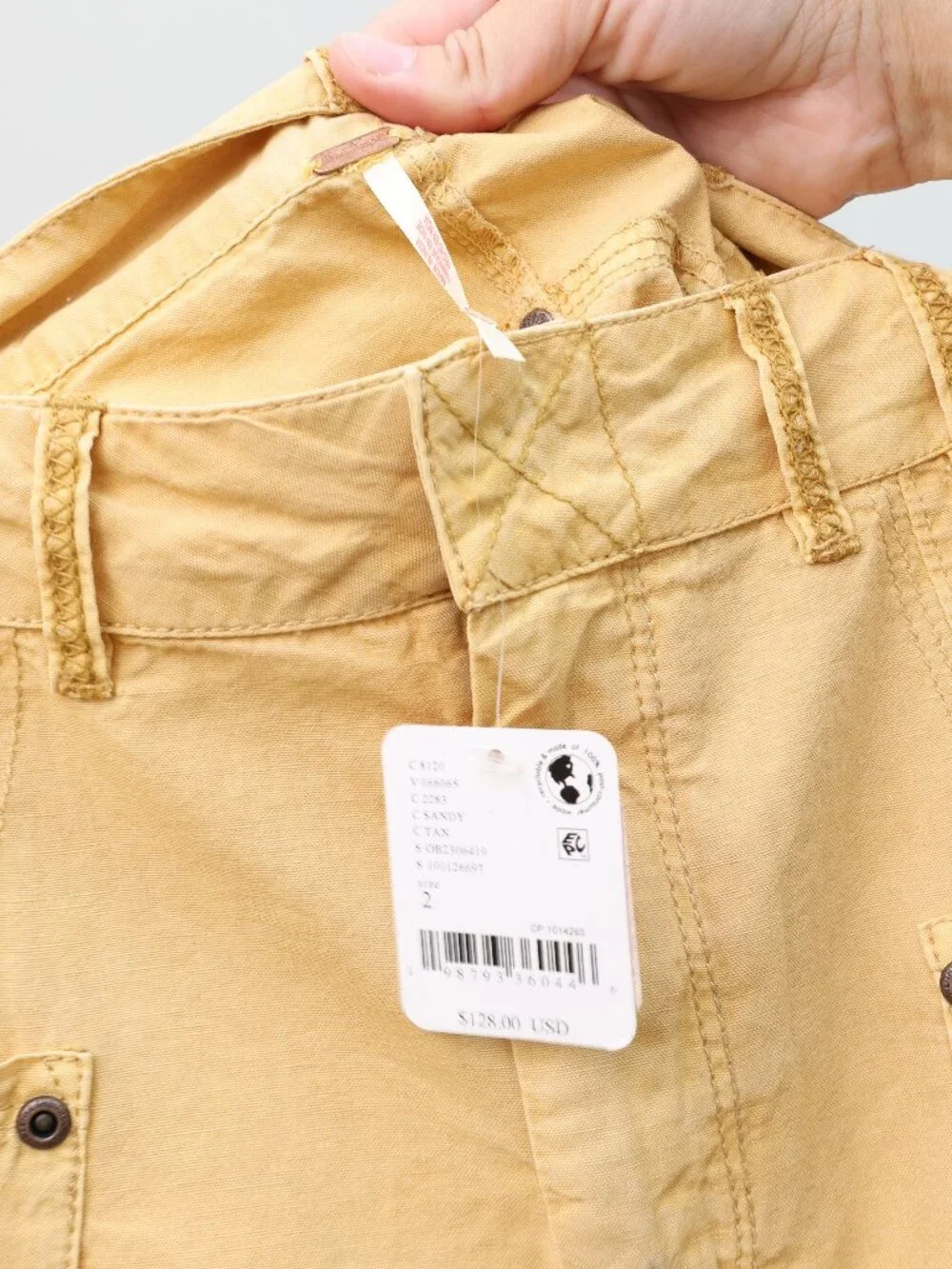 NWT Free People Sahara Midi Skirt Yellow Size 2